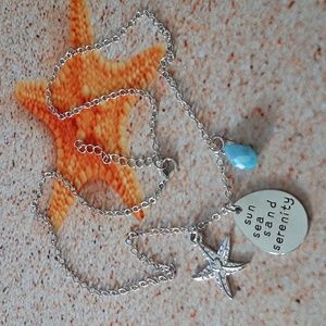 Sun Sea Sand Serenity Necklace NWT